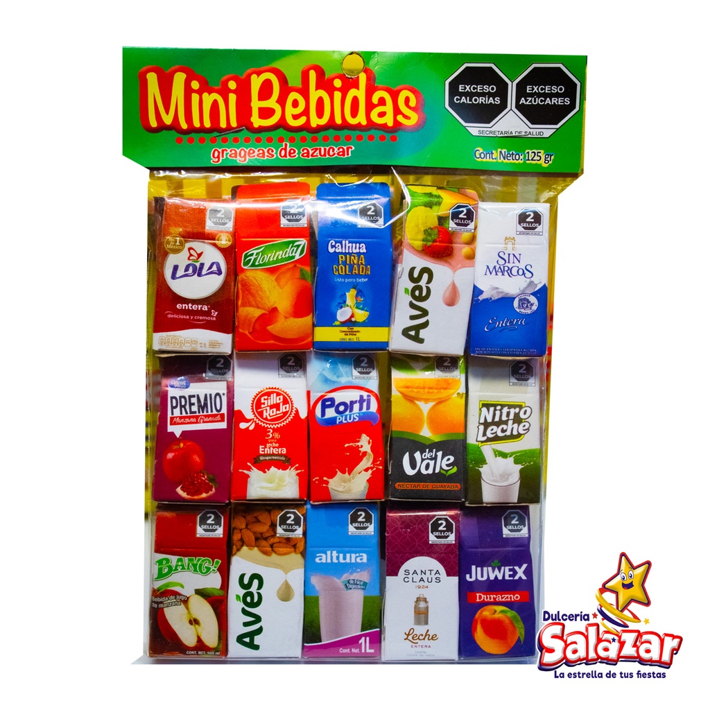 [AUR0017] MINI BEBIDAS CON GRAGEA AURUS -B.135G- "C/35/15"
