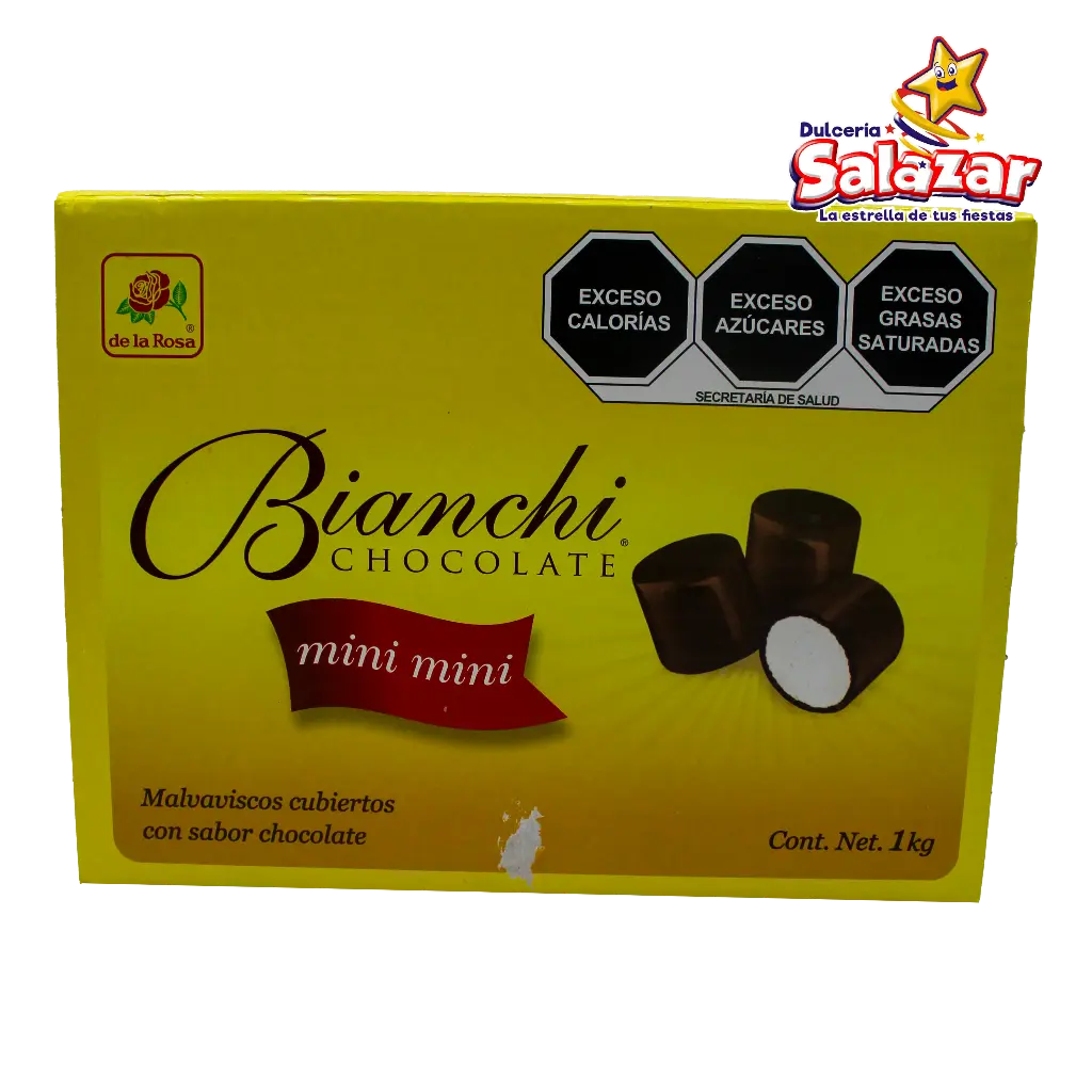 [ROS0128] MALVAVISCO MINI BIANCHI C/ CHOCOLATE -E.1KG- "C/6/1"