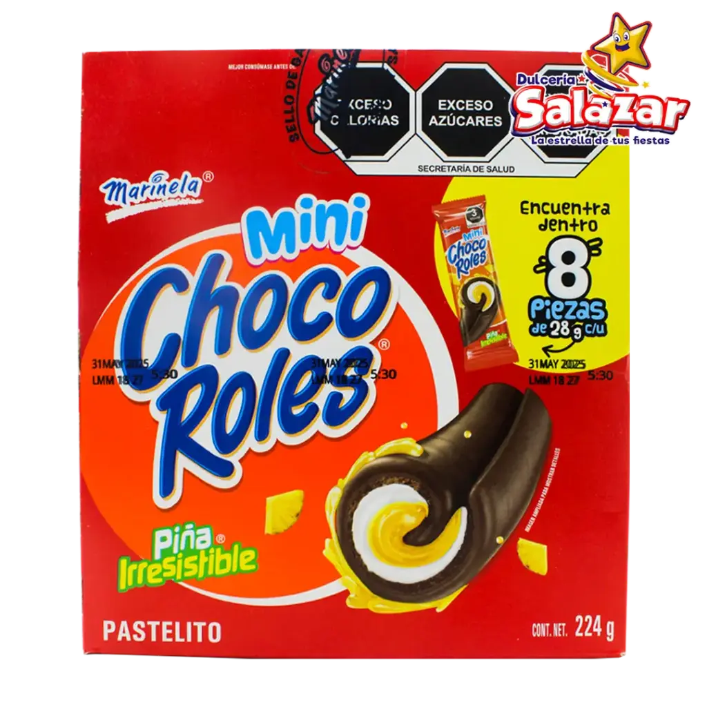 [MARI0005] MINI CHOCOROLES MARINELA -D.224G- "C/12/8"