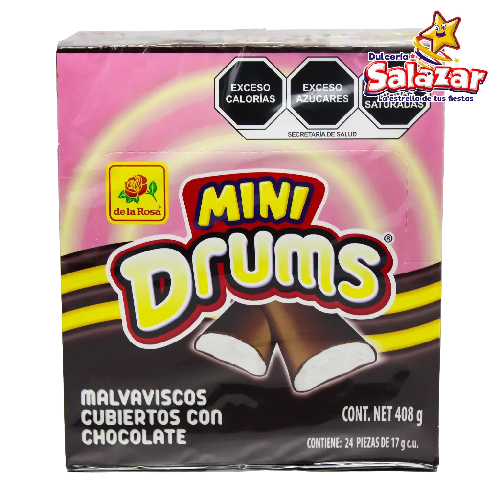 [ROS0079] MINI DRUMS MALVAVISCO C/CHOC DLR -D.408G- "C/16/24"