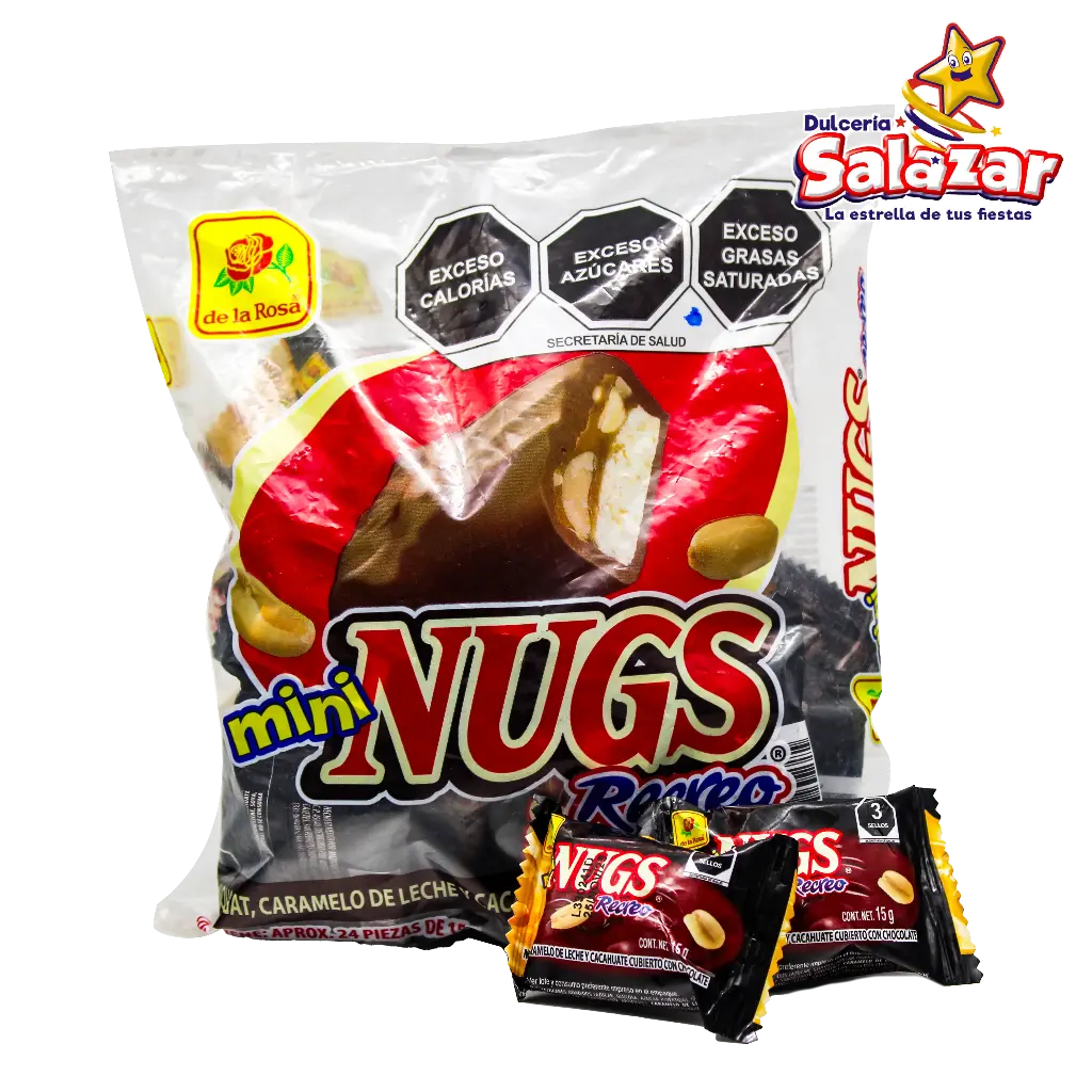 [ROS0318] MINI NUGS RECREO DLR -B.360G- "C/18/24"