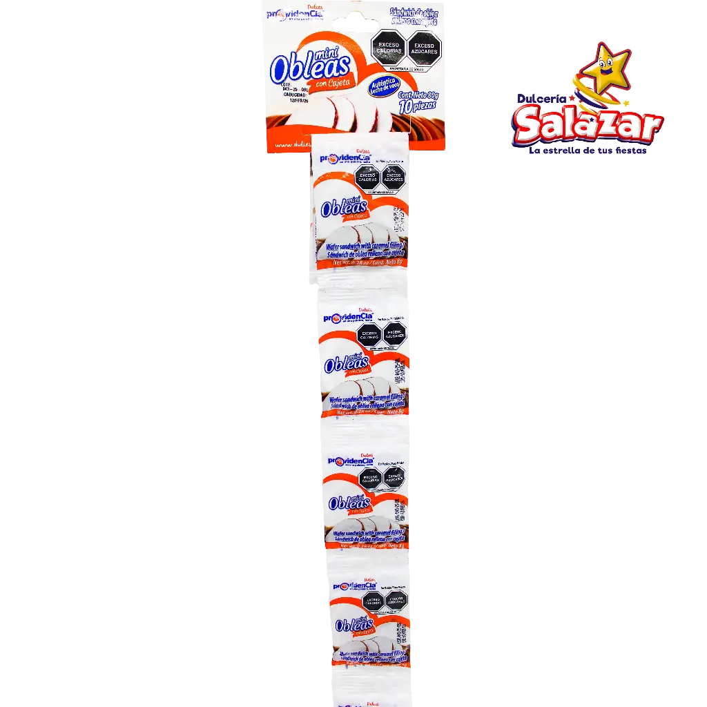 [FAP0071] MINI OBLEA C/CAJETA LA PROVIDENCIA -T.80G- "C/50/10"