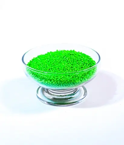 [TRU0168] MINI PERLA DIAMANTADA VERDE NEON X KILO "C/10/1"
