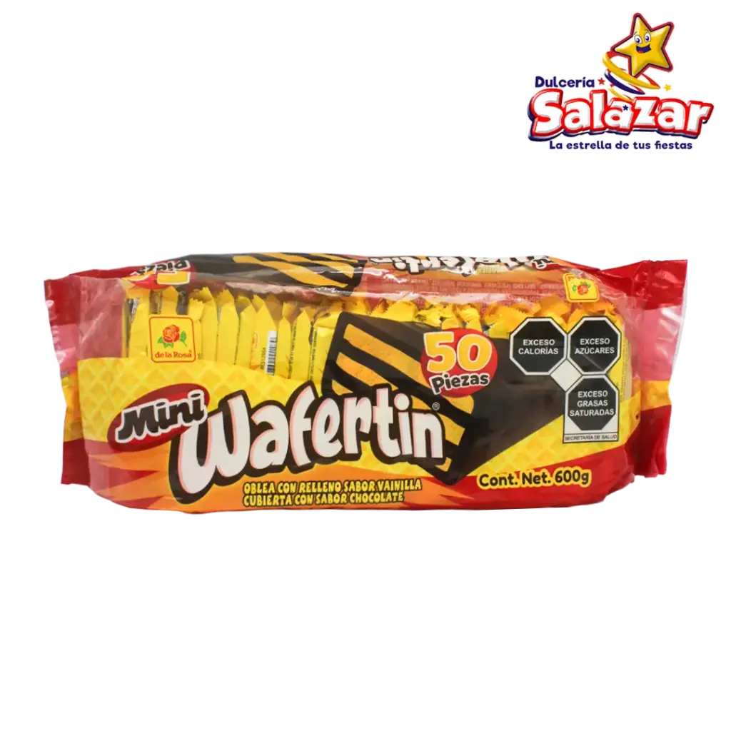 [ROS0417] MINI WAFERTIN VAINILLA DLR -D.600G- "C/18/50"