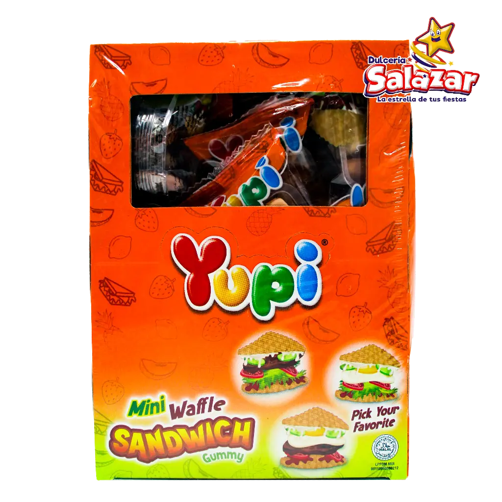 [CONFI0017] MINI WAFFLE SANDWICH GUMMY -D.24PZA- "C/12/24"