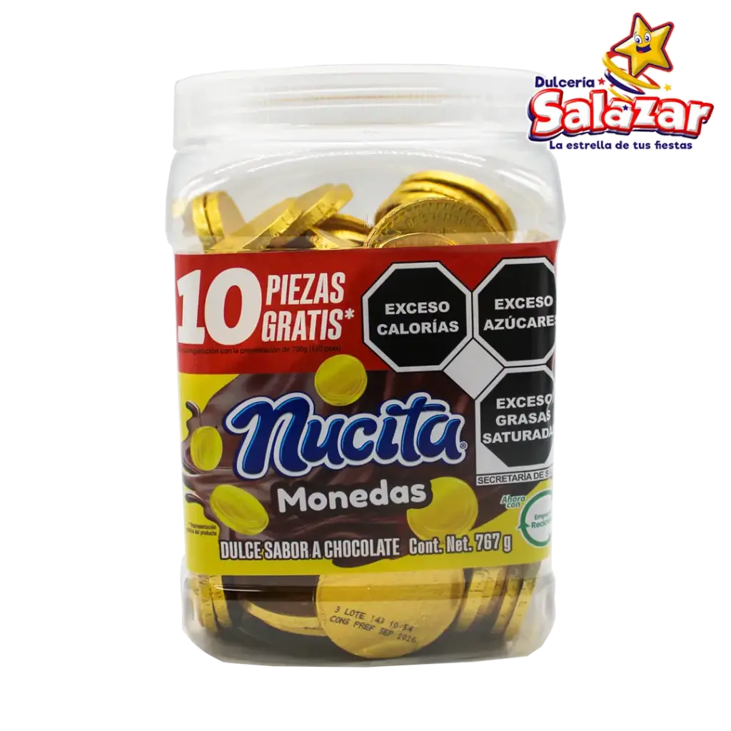 [NUT0020] MONEDAS CHOCOLATE NUTRESA -V.708G- "C/12/120"