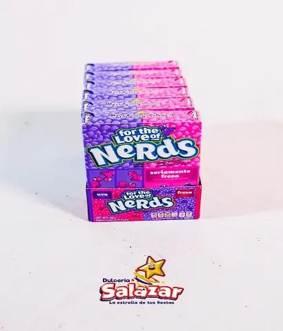 NERDS SABOR UVA/FRESA -D.280G- "C/16/6"