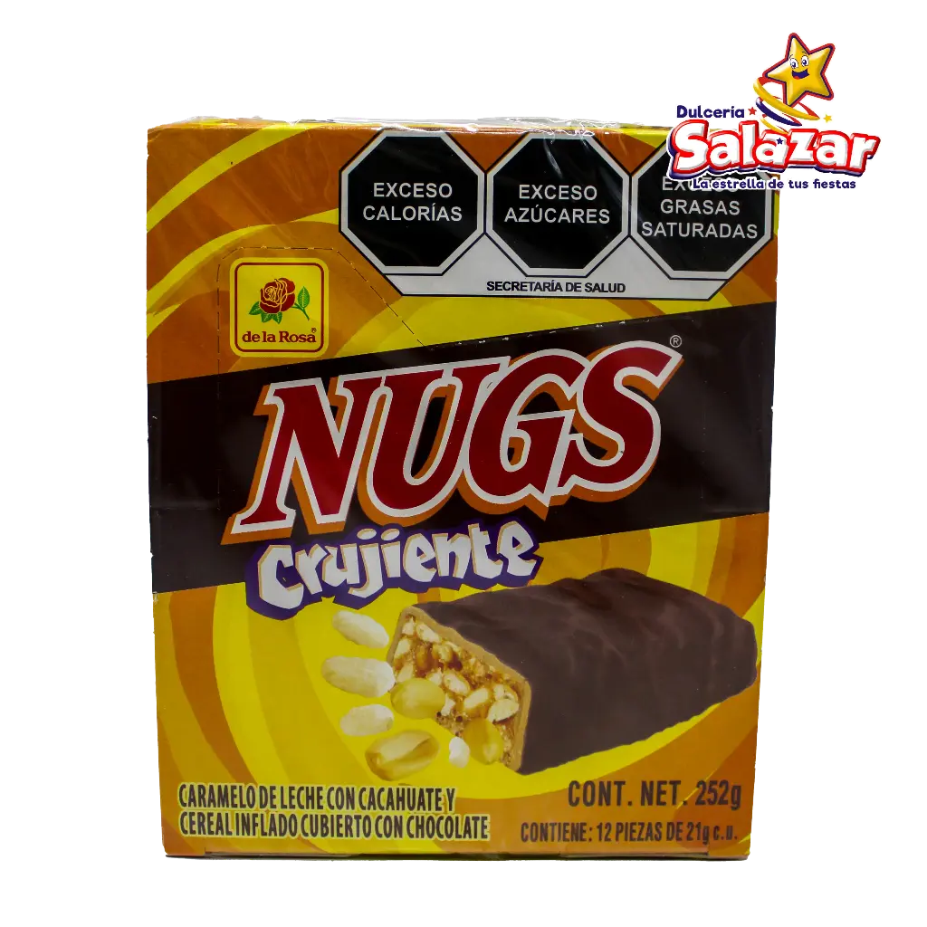 [ROS0011] CHOCOLATE NUGS CRUJIENTE DLR -D.252G- "C/24/12"