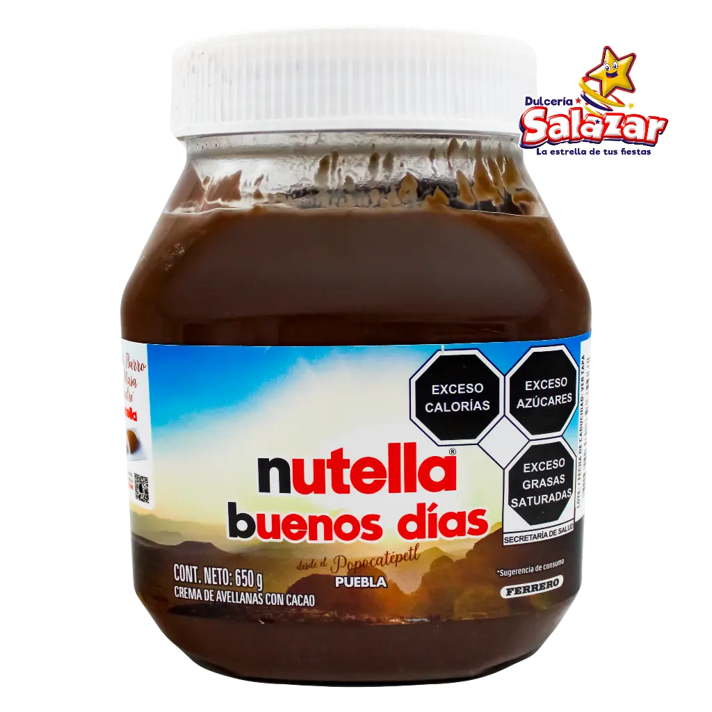 NUTELLA CREMA DE AVELLANA -F.650G- "C/12/1"