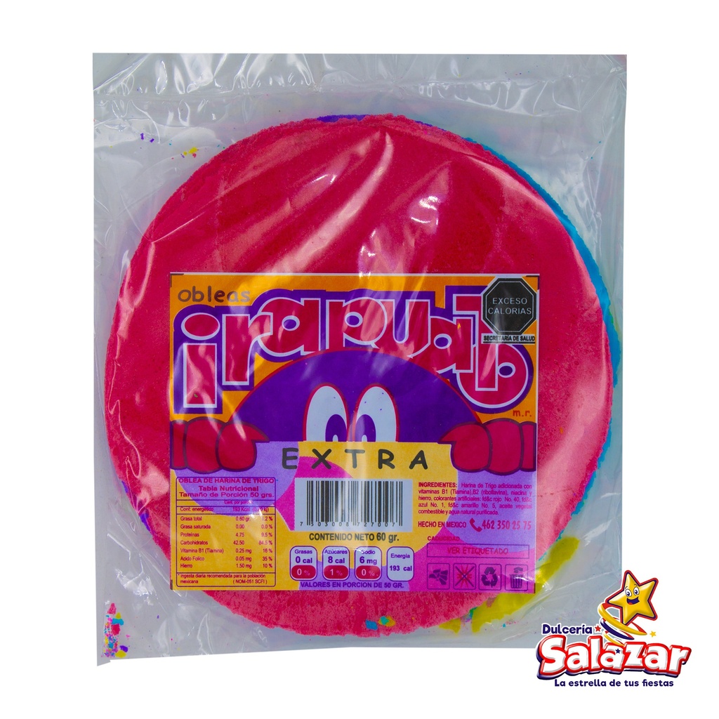 [OIR0001] OBLEA EXTRA IRAPUATO -B.60G- "C/48/60"