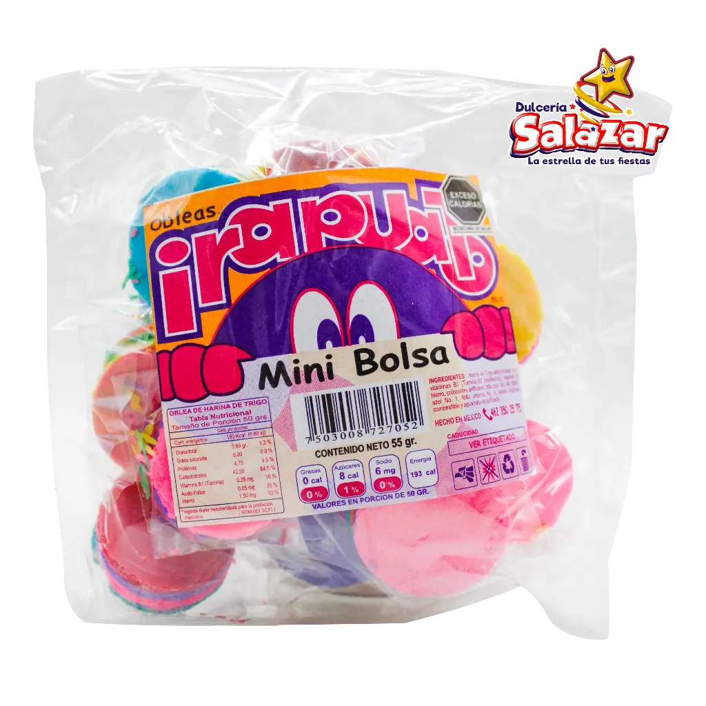 [OIR0009] OBLEA MINI BOLSA FIGURAS IRAPUATO -B.55G- "C/48/12"
