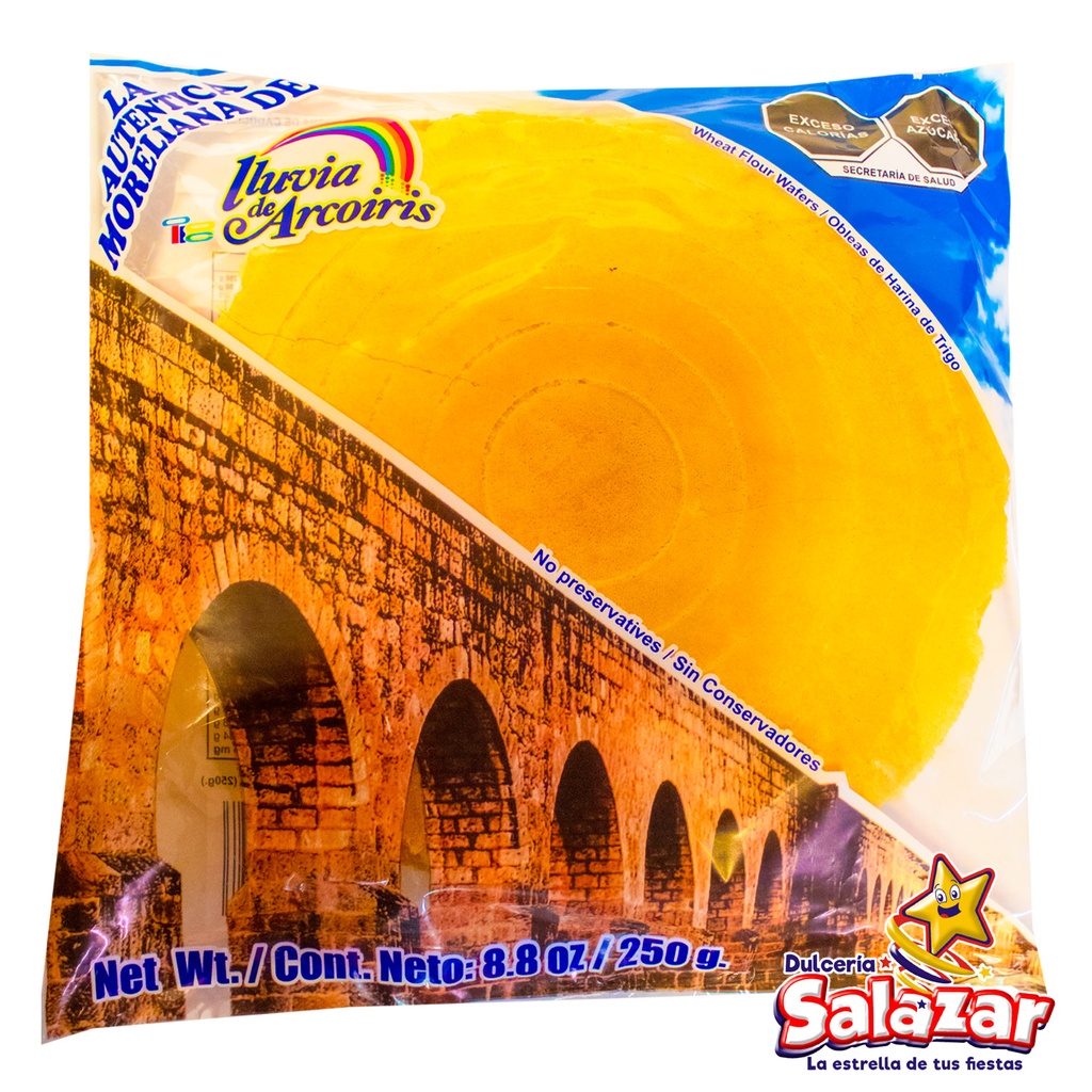 OBLEA MORELIANA ARCOIRIS -B.250G- "C/18/1"