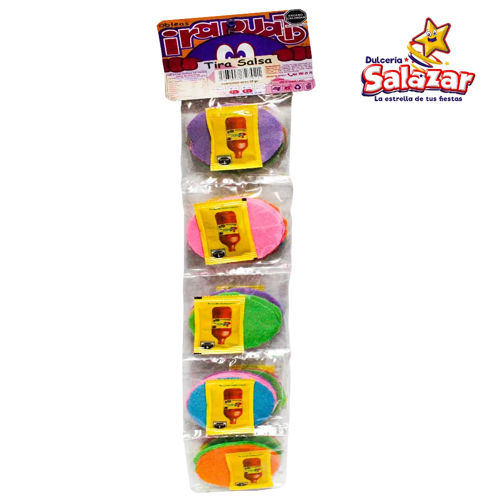 [OIR0020] OBLEA TIRA C/SALSA  IRAPUATO -T.35G- "C/30/10"