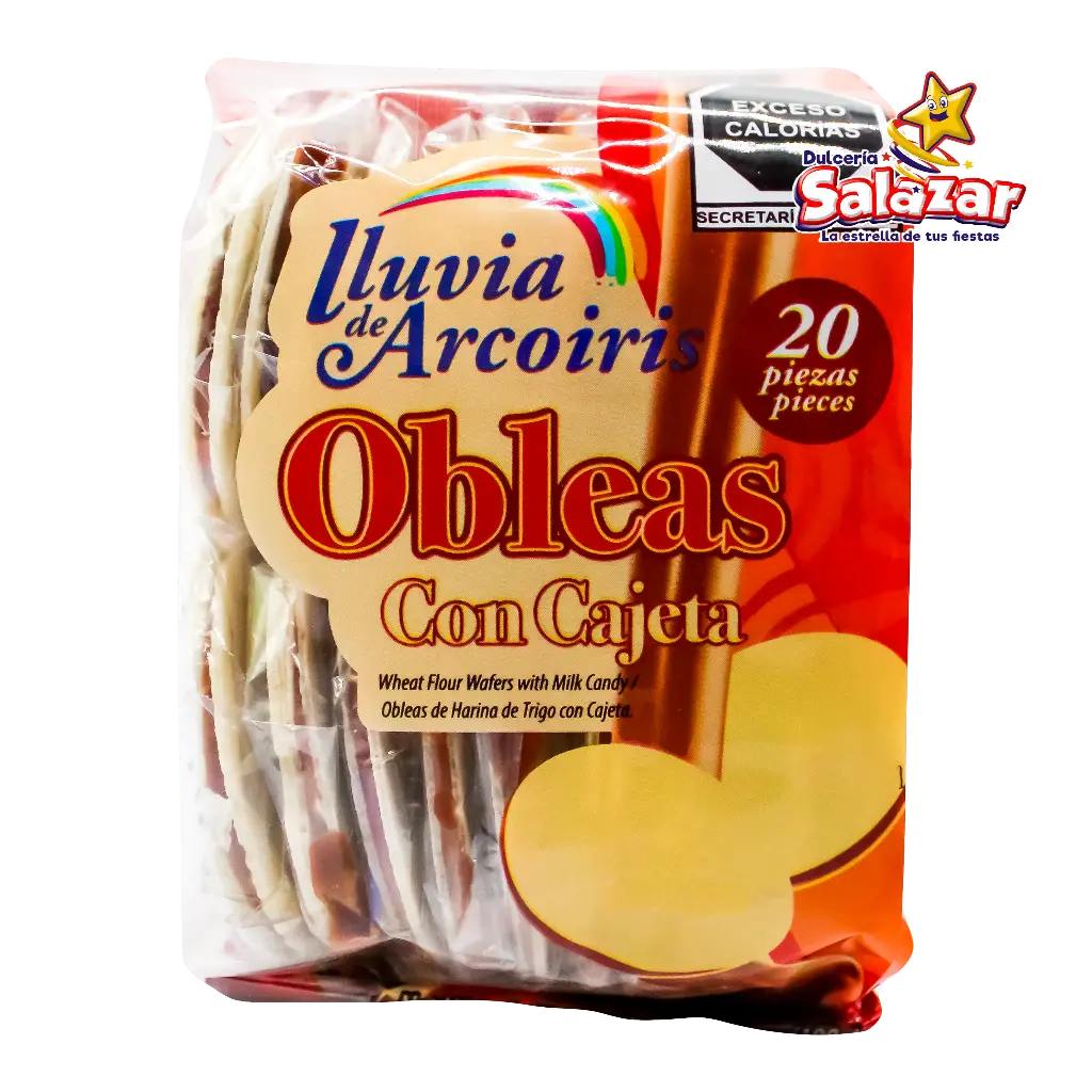 [MED0008] OBLEAS CON CAJETA 40G SEVILLANAS -D.800G- "C/16/20"