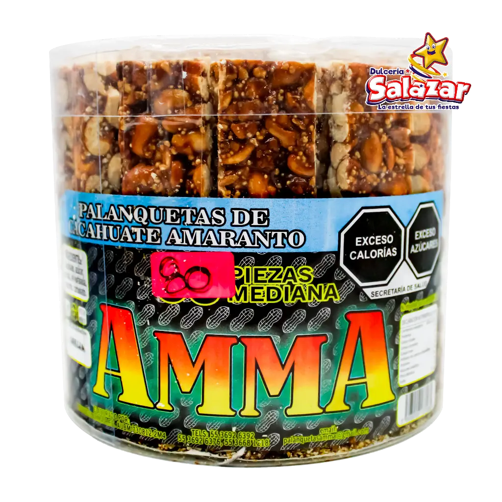 PALANQUETA AMMA EXTRA -E.80PZA- "C/12/8"