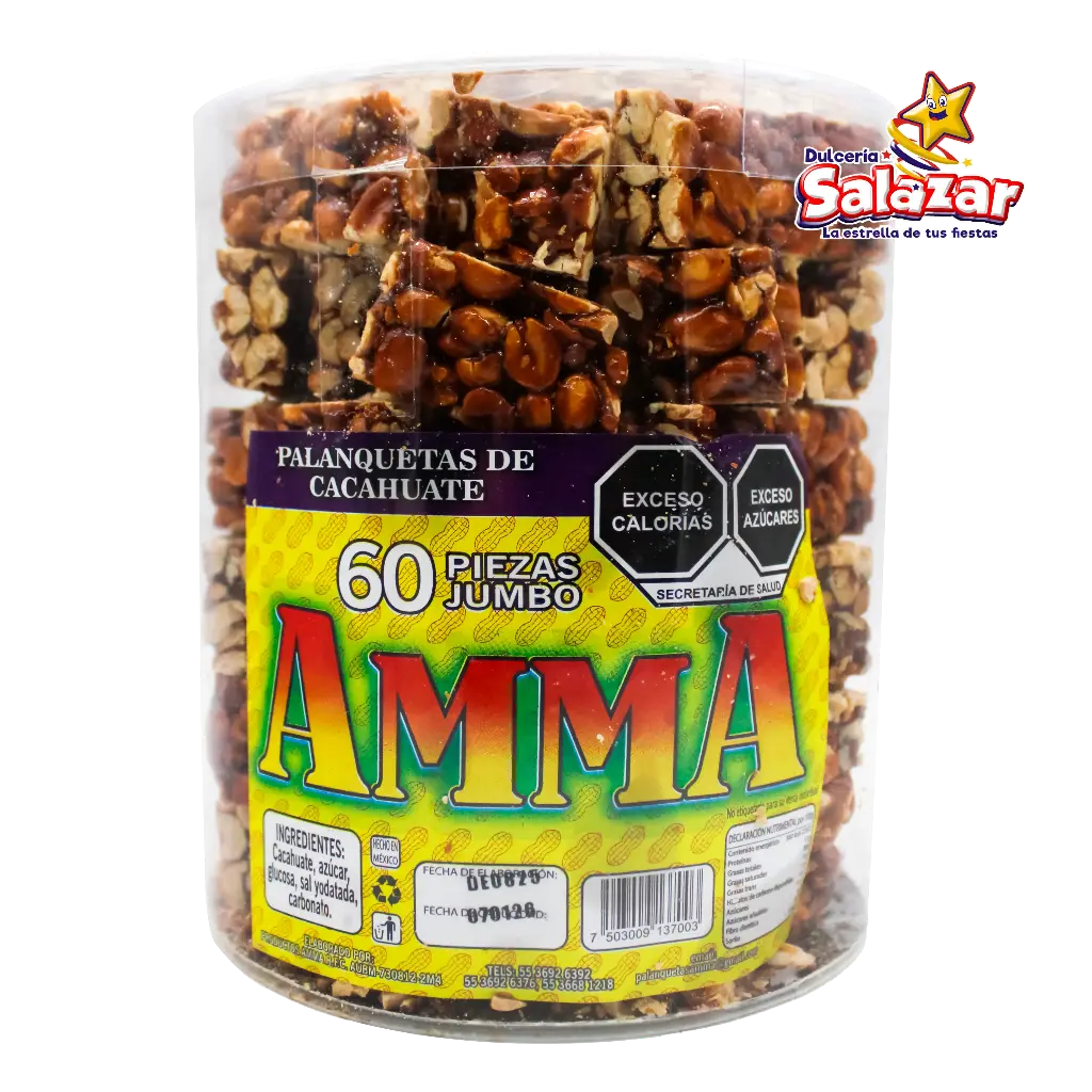 PALANQUETA AMMA JUMBO -E.60PZA- "C/12/60"