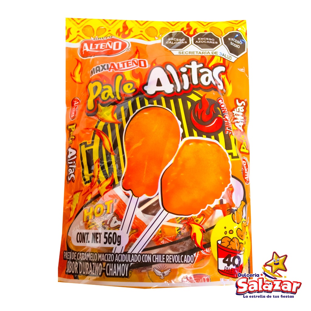 PALETA ALITAS HOT MAXI ALTEÑO -B.560G- "C/20/40"