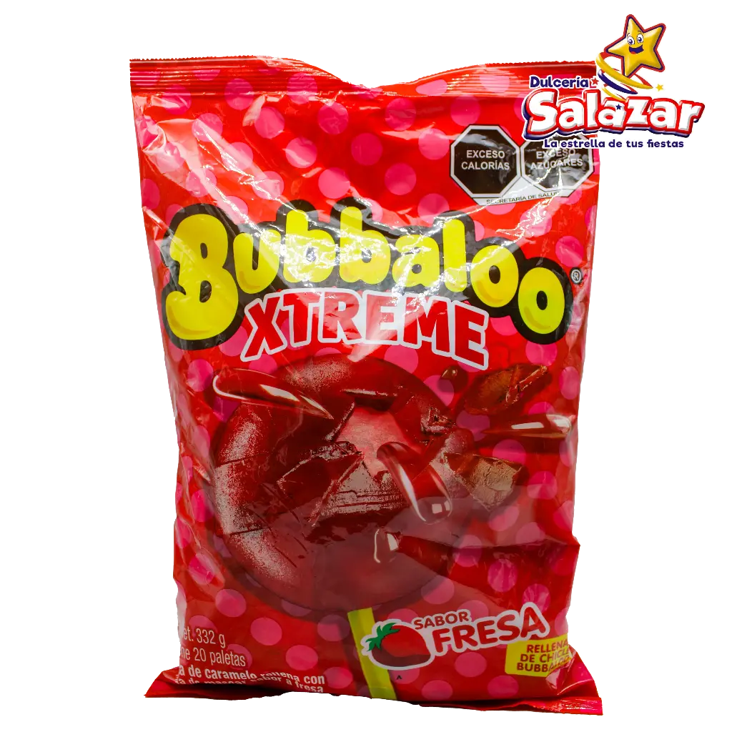 [ADA0071] PALETA BUBBAXTREME FRESA ADAMS -B.332G- "C/16/20"