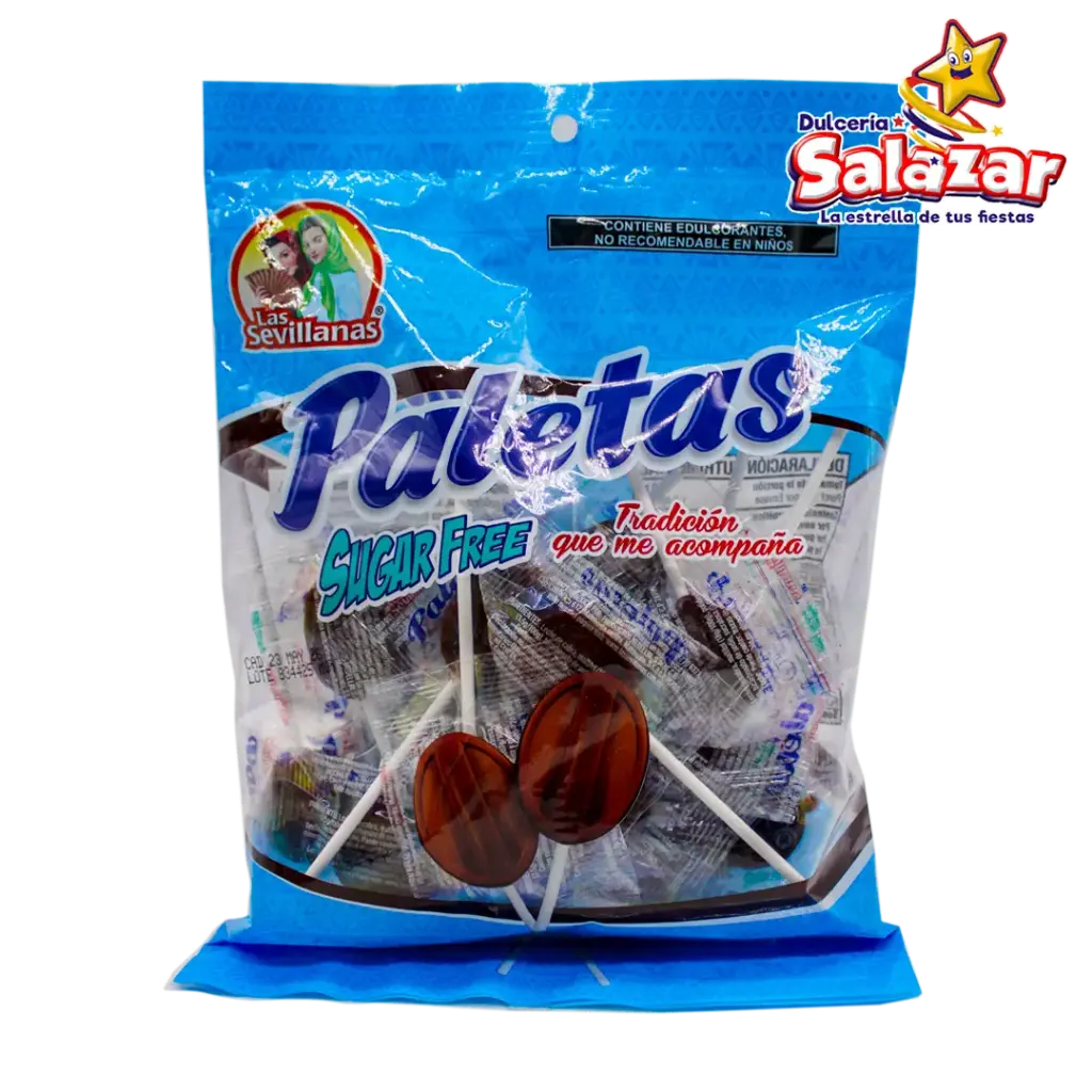 PALETA CAJETA SUGAR FREE SEVILLANAS -B.130G- "C/24/20"