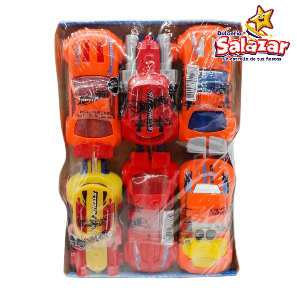 PALETA CARAMELO MACIZO HOT WHEELS -D.36GR- "C/20/6"