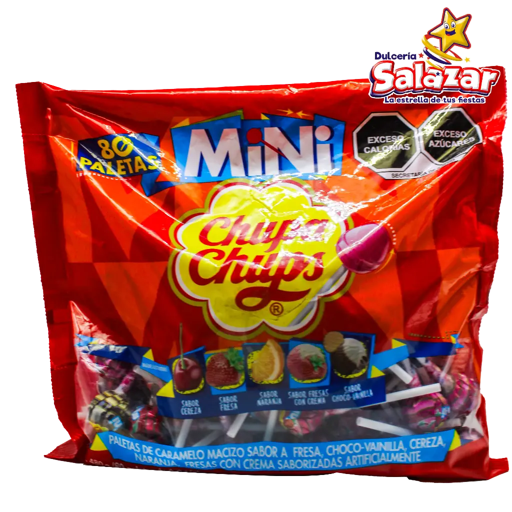 [CHU0009] PALETA CHUPA CHUPS PALETA MINI SURTIDA -B.480G- "C/18/80"