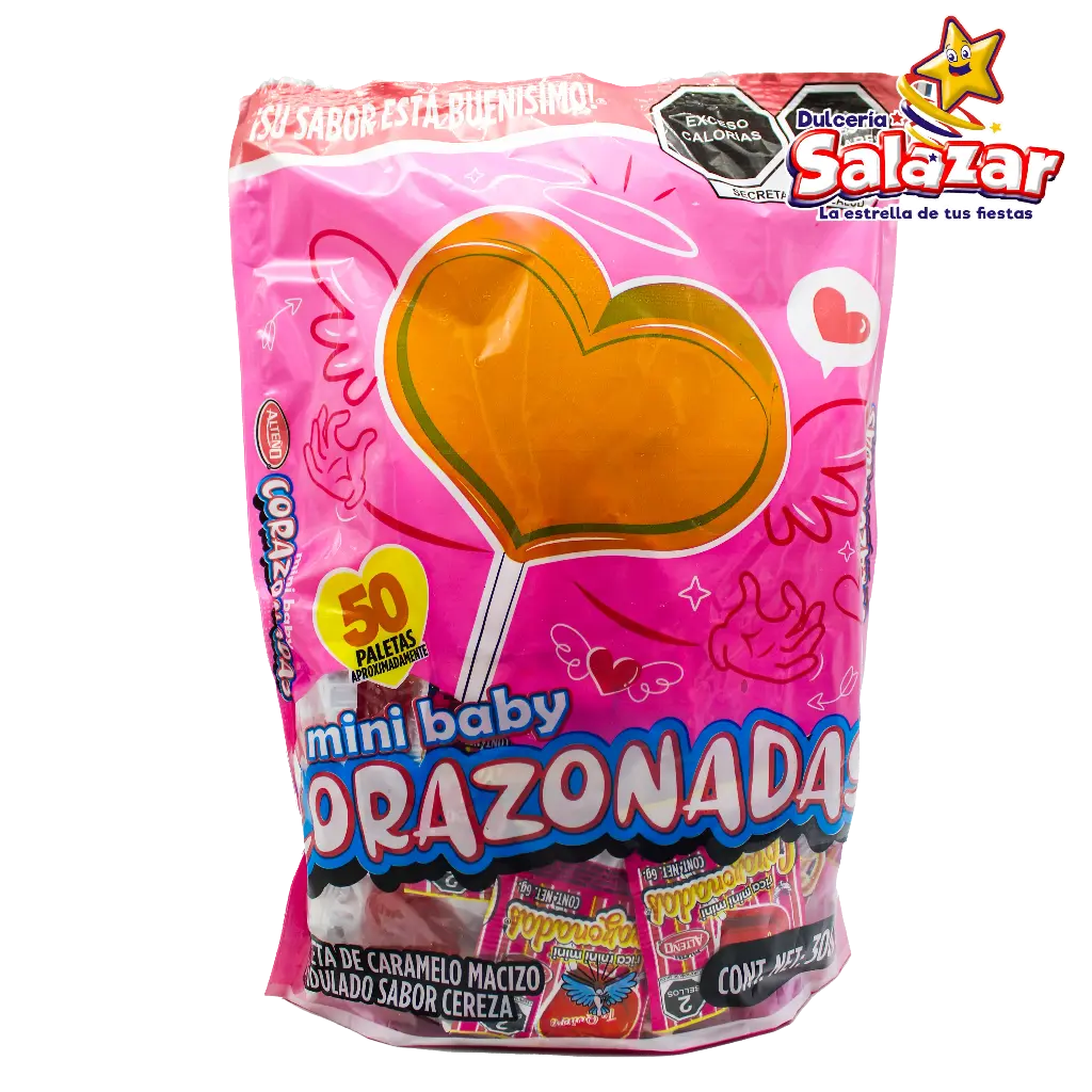 [ALT0131] PALETA CORAZONADAS MINI BABY ALTEÑO -B.300G- "C/28/50"