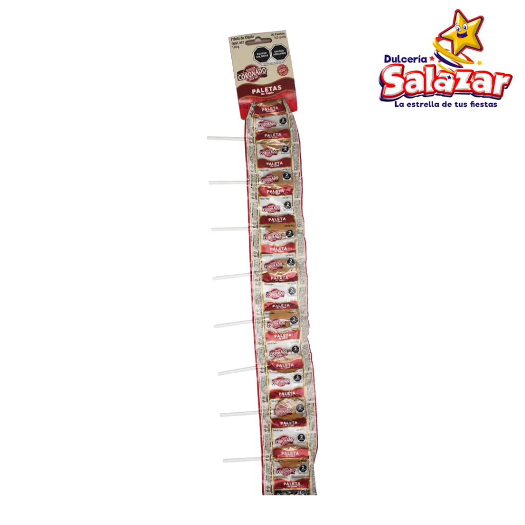 [RCO0040] PALETA CORONADO CAJETA CHICA -T.110G- "C/50/20"