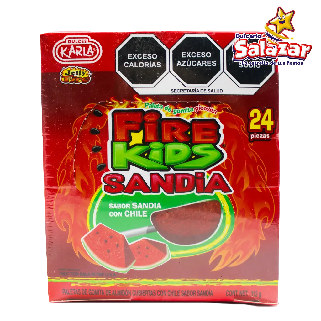[KAR0017] PALETA FIRE KIDS SANDIA KARLA PALGOMA -D.312G- "C/24/24"