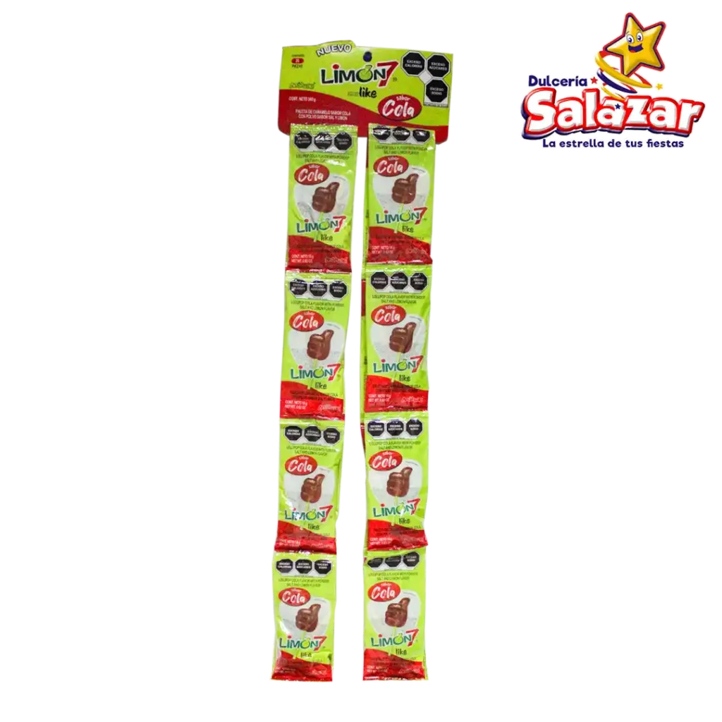 [ANA0025] PALETA LIKE LIMON 7 SOLAPA 18G -T.360GR- "C/16/20"