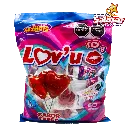 PALETA LOV'U FRESA C/CALCOMANIAS -B.400G- "C/28/40"