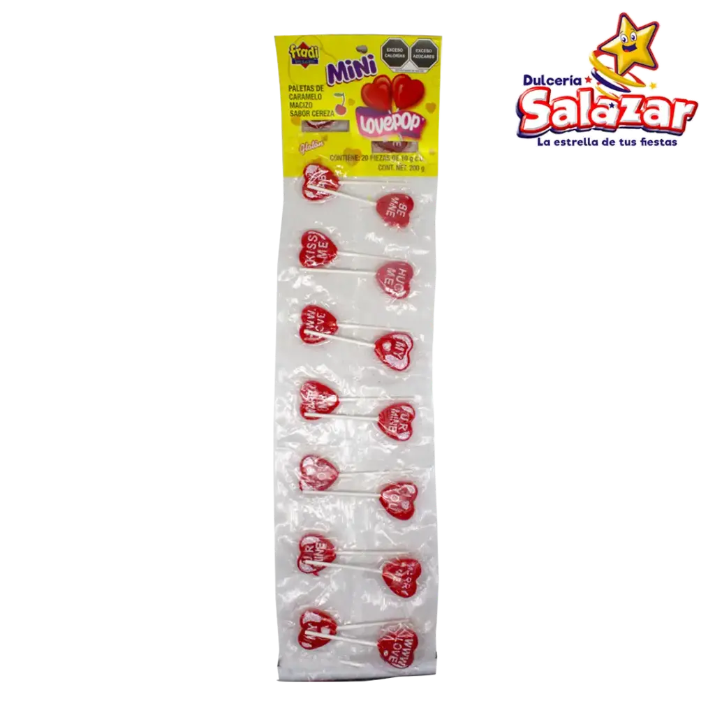 [FRA0029] PALETA LOVE POP MINI PALETA TIRA FRADI -T.200G- "C/40/20"