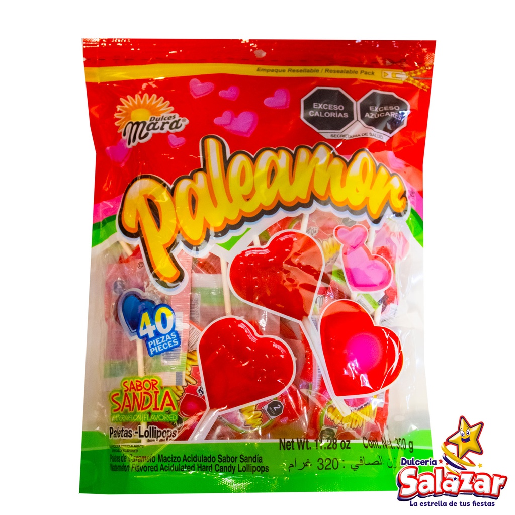 [MAR0101] PALETA MARA PALEAMOR SANDIA OPTL -B.320G- "C/35/40"