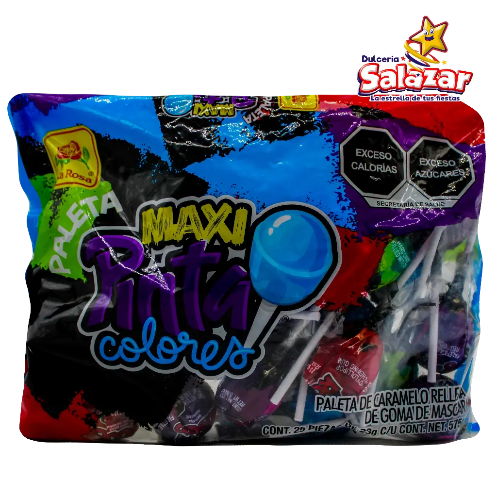 [ROS0118] PALETA MAXI PINTACOLORES DLR -B.575GR- "C/24/25"
