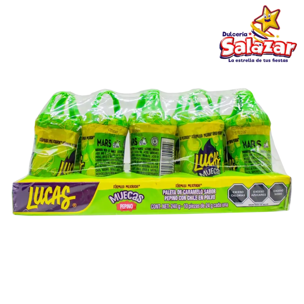 PALETA MUECAS PIKA PEPINO LUCAS -D.240G- "C/24/10"