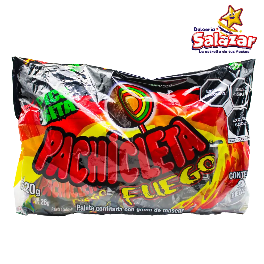 [CHE0014] PALETA PACHICLETA FUEGO PALETA LUCKY -B.520G- "C/10/20"