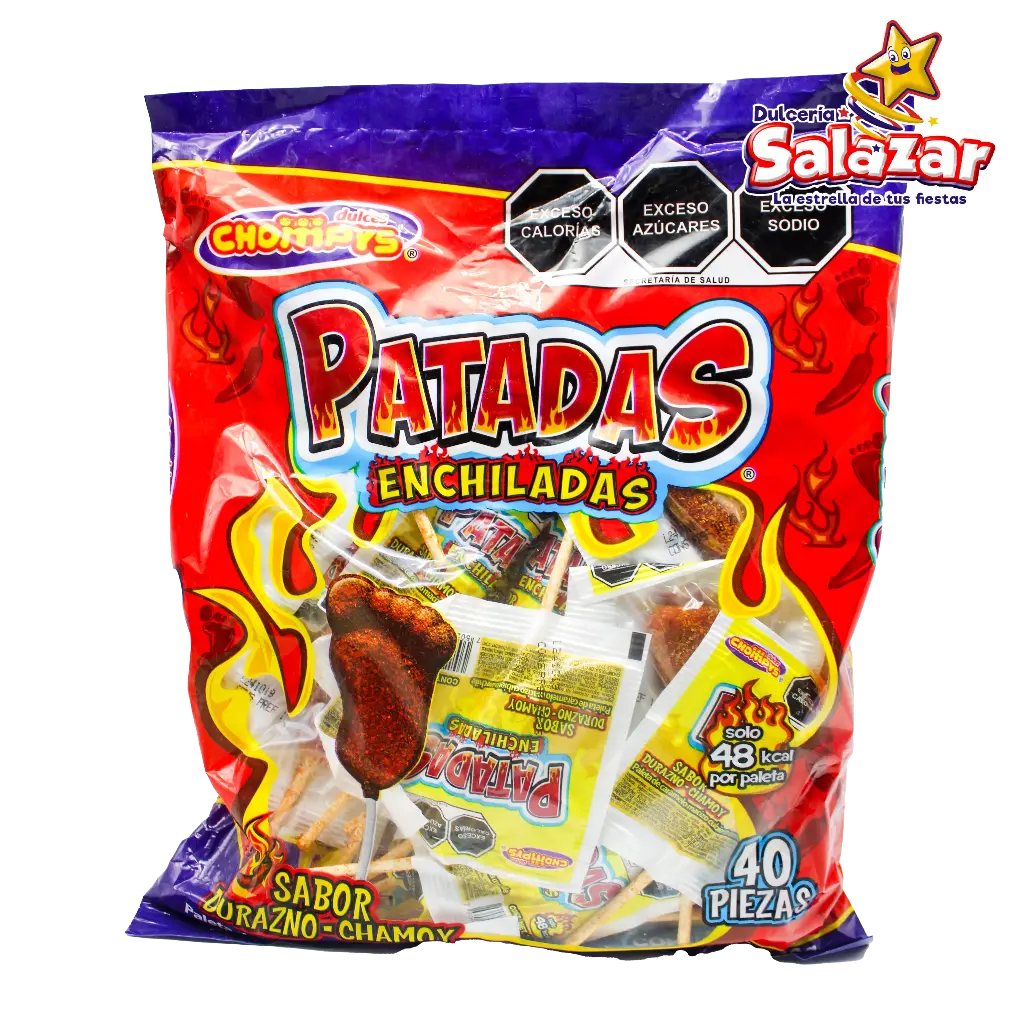 [CHY0079] PALETA PATADAS ENCHILADA -B.560G- "C/20/40"