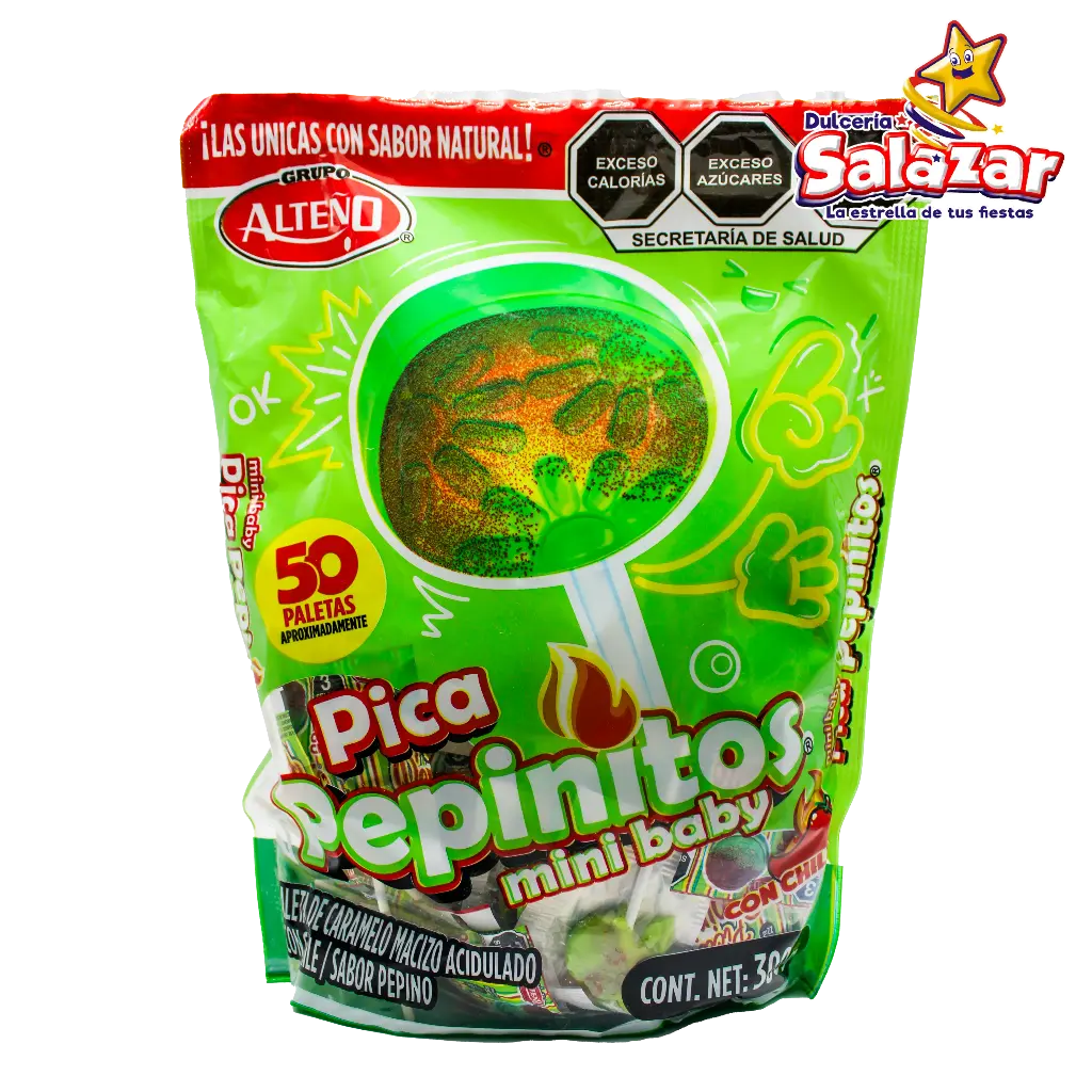 [ALT0129] PALETA PICA PEPINITOS MINI BABY ALTEÑO -B.300G- "C/28/50"