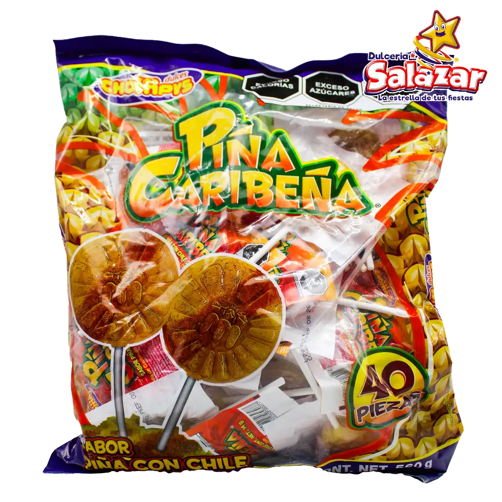 [CHY0083] PALETA PIÑA CARIBEÑA CHOMPYS -B.560G- "C/24/40"