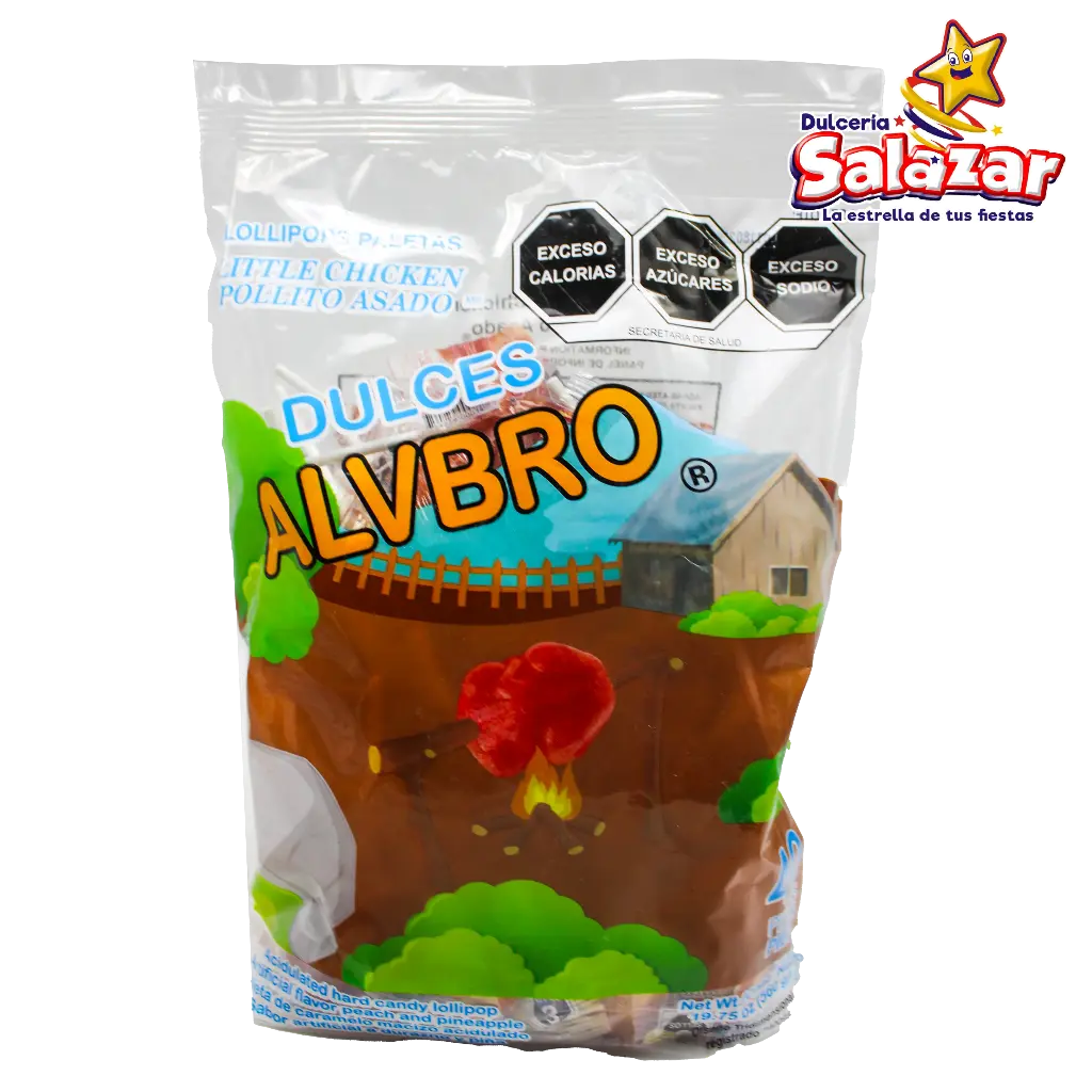 PALETA POLLO ASADO ALVRO -B.560G- "C/24/40"