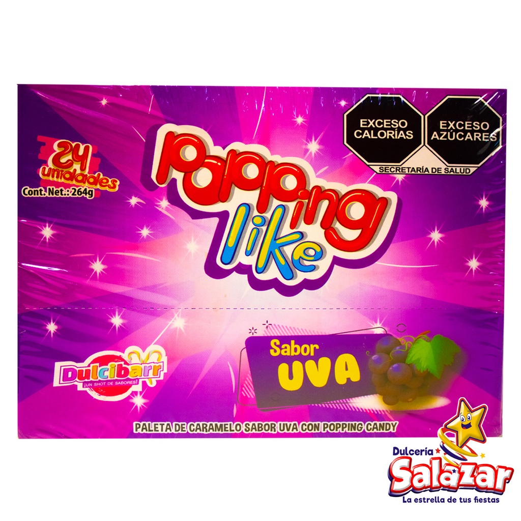 [DES0006] PALETA POPPING LIKE UVA -D.264G- "C/18/24"