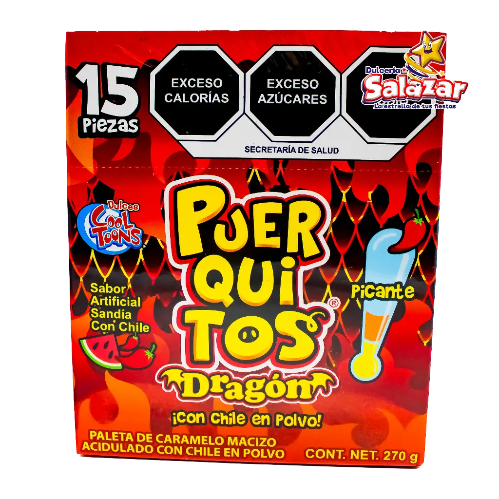 PALETA PUERQUITOS DRAGON COOL TOONS -B.270G- "C/24/15"