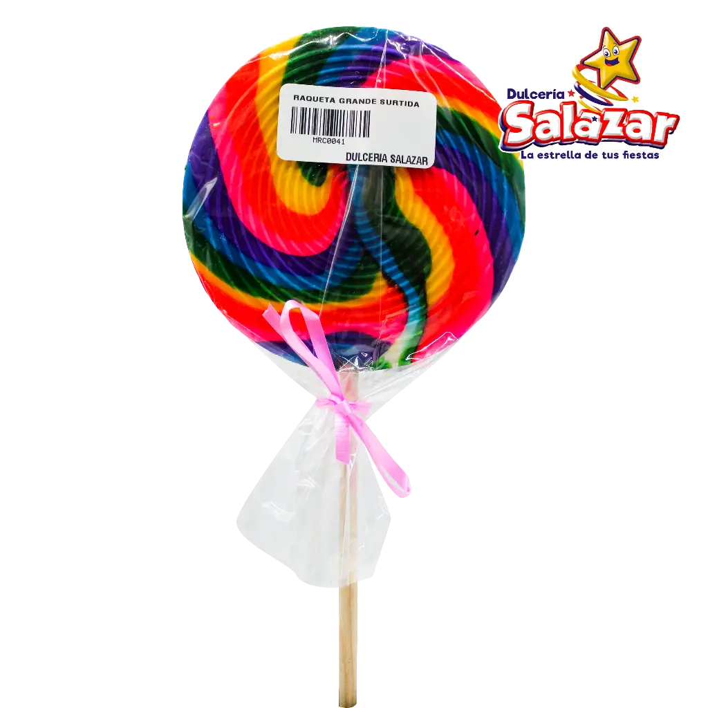 [MRC0041] PALETA RAQUETA GRANDE SURTIDA "C/80/1"