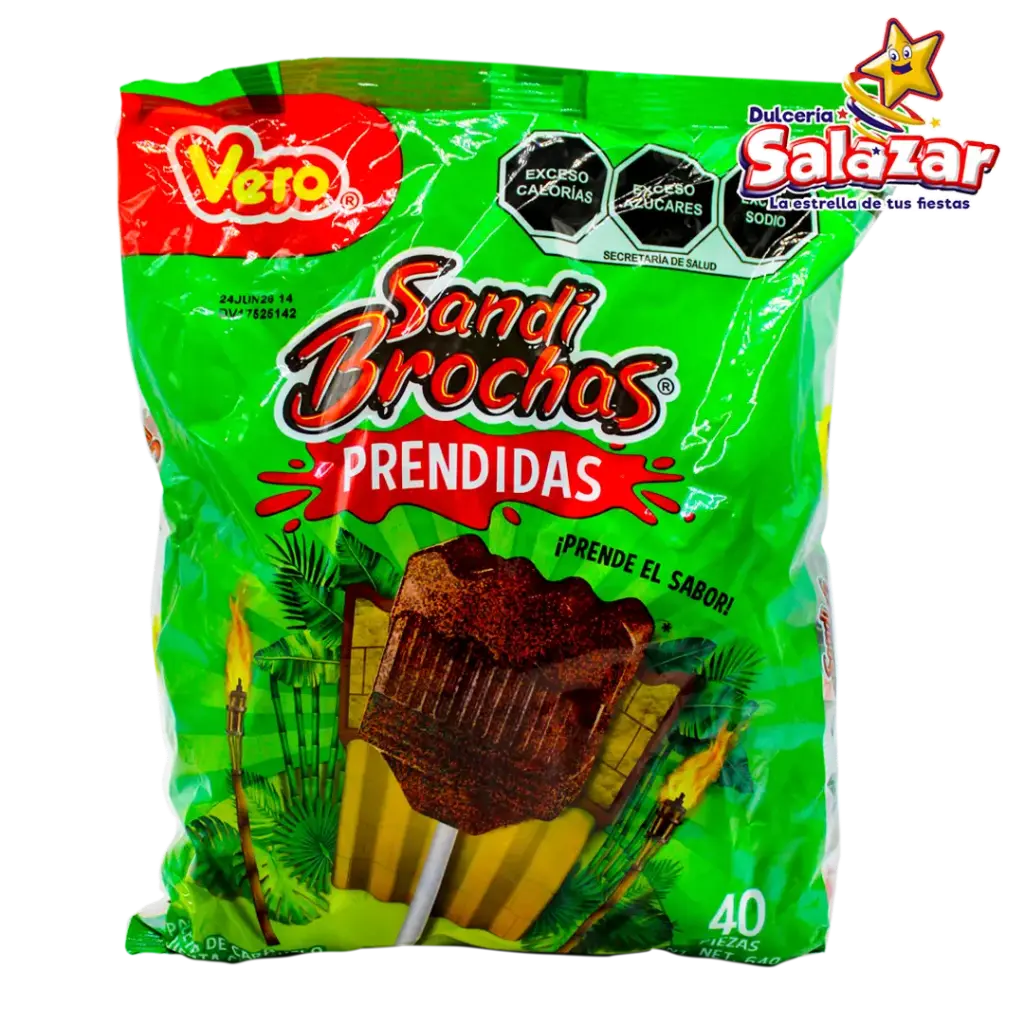 [VER0136] PALETA SANDI BROCHAS PRENDIDAS VERO -B.640G- "C/24/40"