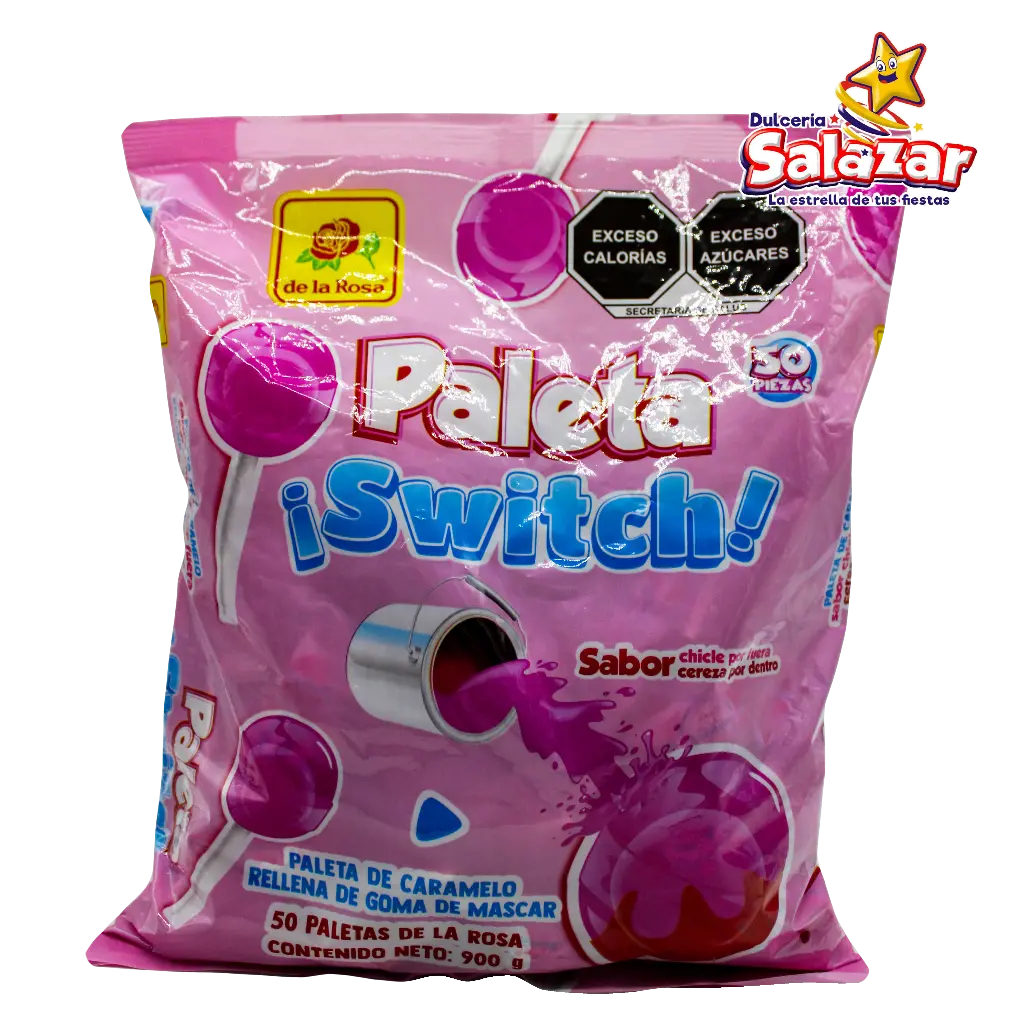 [ROS0544] PALETA SWITCH CEREZA DLR -B.900GR- "C/12/50"