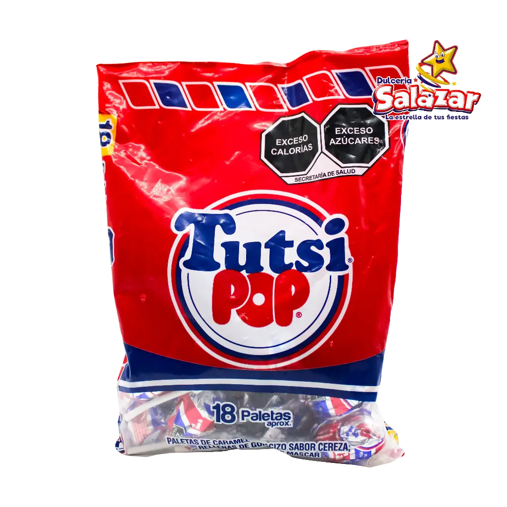 [TUT0009] PALETA TUTSI CHUPA POP -B.360G- "C/12/18"