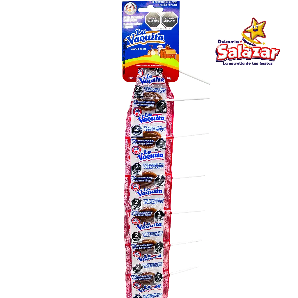 [CAN0004] PALETA VAQUITA CAJETA CHICA CANELS -T.80G- "C/50/20"