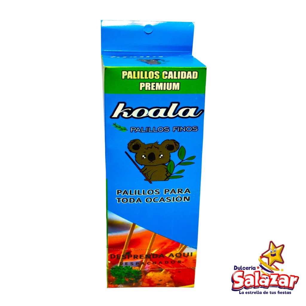 [PALL0002] PALILLOS KOALA -E.100PZA- "C/10/100"