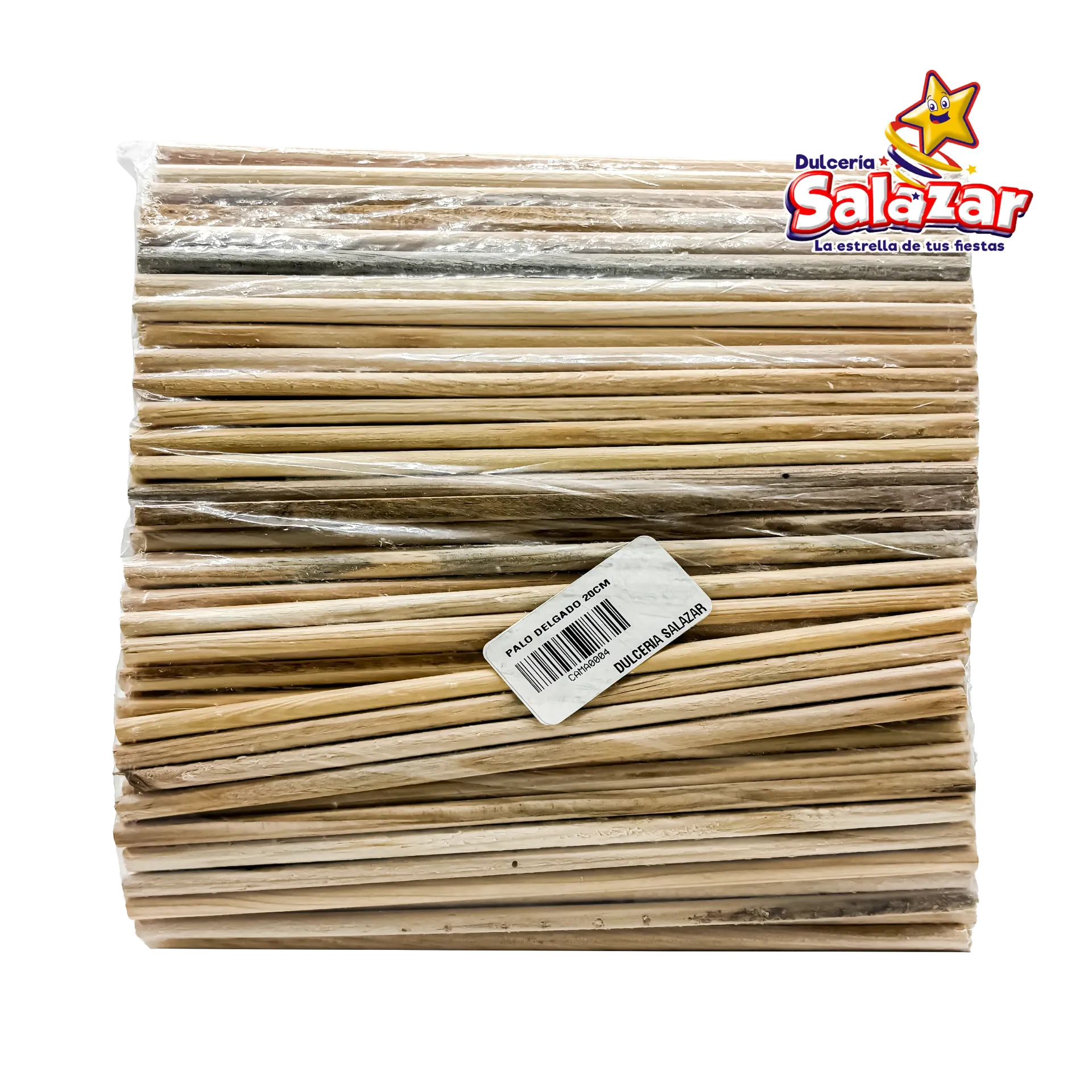 PALO MADERA REDONDO DELGADO 20CM X KILO A GRANEL -B.25KG- "C/1/1"