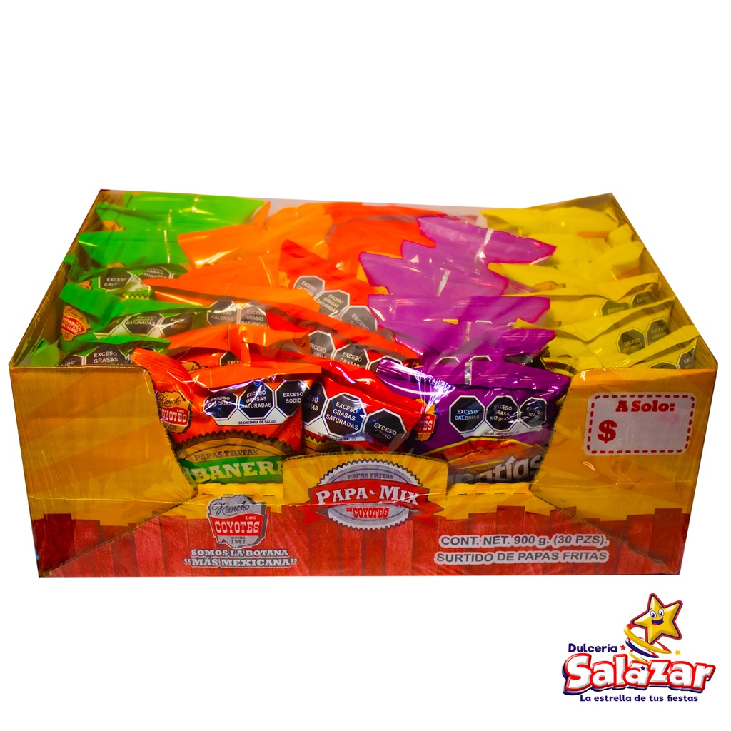 [COY0045] PAPA MIX COYOTE -D.30PZA- "C/5/30"