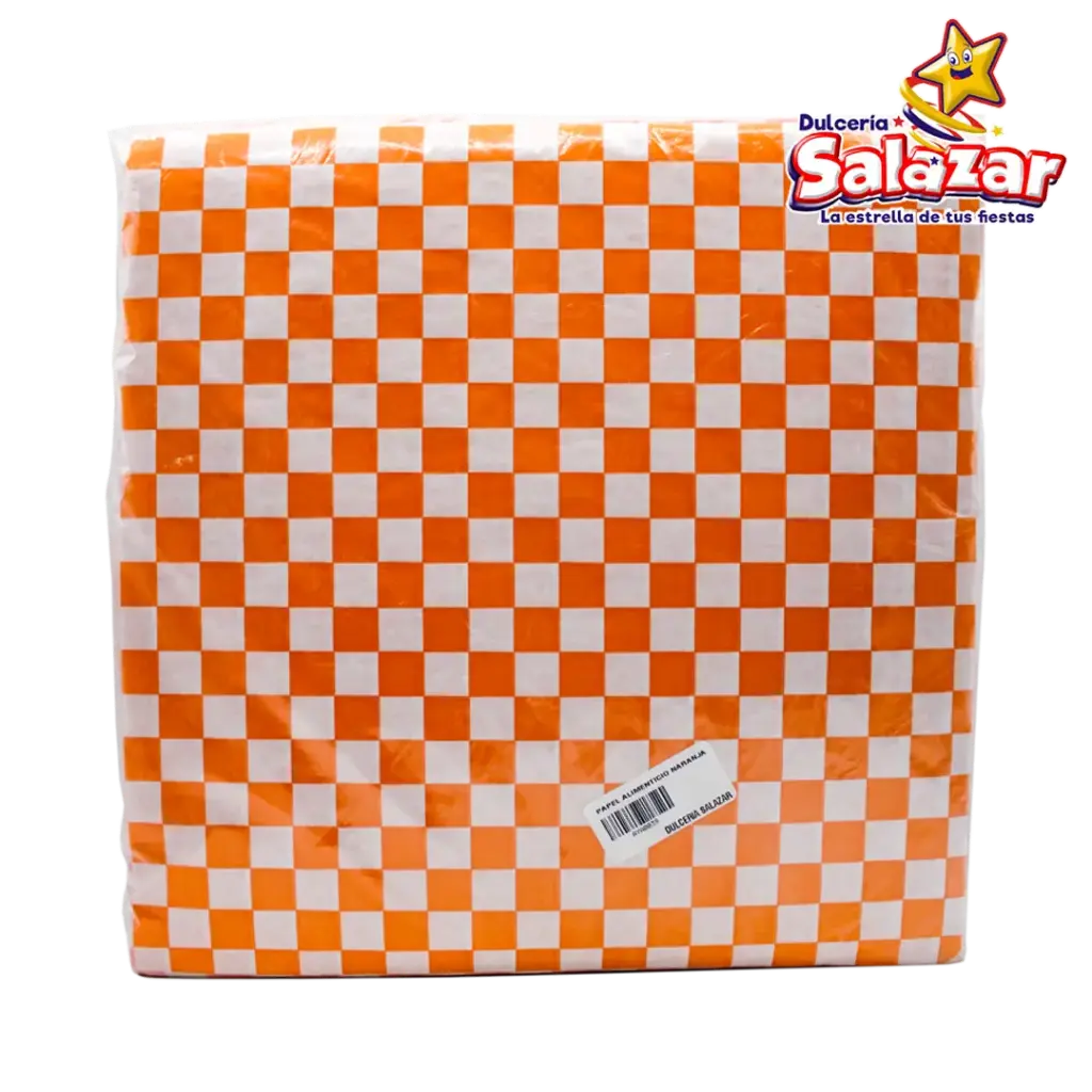 PAPEL GRADO ALIMENTICIO ENVOLTURA NARANJA"C/5/200"